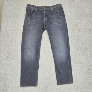 Alberto Jeans Mens 36x30 Pipe FX Left handed Premium Denim Gray/Blue